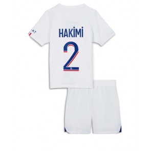 Paris Saint-Germain Achraf Hakimi #2 Tredjedraktsett Barn 2022-23 Kortermet (+ Korte bukser)